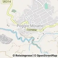 Mapa Poggio Moiano
