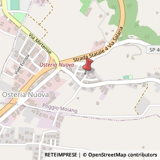 Mappa Via dei Tigli, 3, 02037 Poggio Moiano, Rieti (Lazio)
