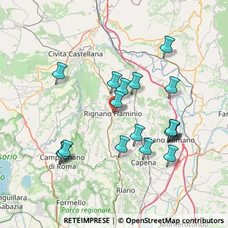 Mappa Via dei Borgia, 00068 Rignano Flaminio RM, Italia (8.26889)