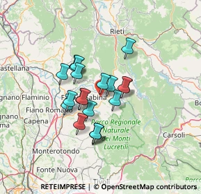 Mappa 02030 Poggio nativo RI, Italia (10.383)