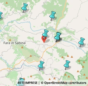 Mappa 02030 Poggio nativo RI, Italia (5.77)