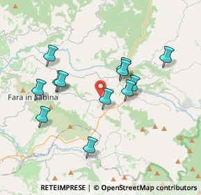 Mappa 02030 Poggio nativo RI, Italia (3.61583)