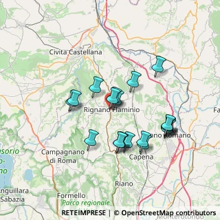Mappa Via Tenente Fazio, 00068 Rignano Flaminio RM, Italia (6.8015)