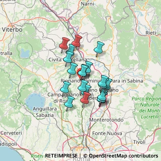Mappa Via Tenente Fazio, 00068 Rignano Flaminio RM, Italia (9.9925)
