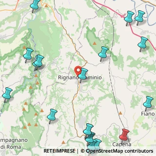 Mappa Via Tenente Fazio, 00068 Rignano Flaminio RM, Italia (7.3625)