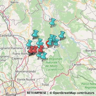 Mappa Km 52 500, 02037 Poggio Moiano RI, Italia (10.46)