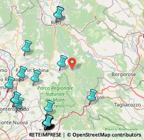 Mappa Via Parodi, 02020 Colle di Tora RI, Italia (26.375)