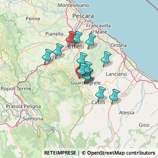 Mappa Via Roma, 66010 Rapino CH, Italia (9.895)