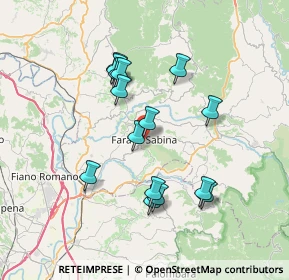 Mappa Via IV Novembre, 02032 Fara In Sabina RI, Italia (6.87867)
