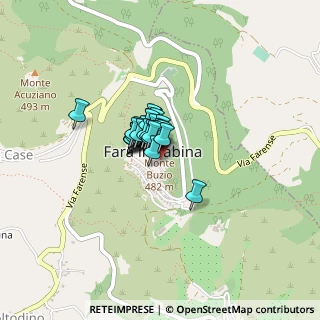 Mappa Via IV Novembre, 02032 Fara In Sabina RI, Italia (0.175)