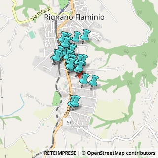 Mappa Via Mantegna, 00068 Rignano Flaminio RM, Italia (0.31481)