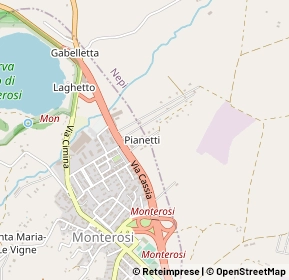 Mappa Via dei Piani, 01036 Monterosi VT, Italia (0.36923)