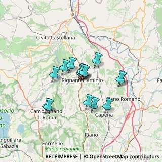 Mappa Via Antonio Gramsci, 00068 Rignano Flaminio RM, Italia (5.44533)
