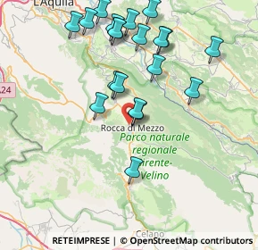 Mappa Via Antonio del Fante, 67048 Rocca di Mezzo AQ, Italia (8.501)