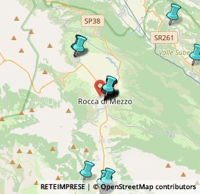 Mappa Via Antonio del Fante, 67048 Rocca di Mezzo AQ, Italia (3.943)