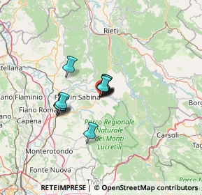 Mappa Via Salaria Km 53 Osteria Nuova di Poggio Moiano, 02037 Poggio Moiano RI, Italia (7.5975)