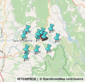 Mappa Via Salaria Km 53 Osteria Nuova di Poggio Moiano, 02037 Poggio Moiano RI, Italia (4.33571)