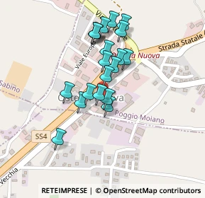 Mappa Via Salaria Km 53 Osteria Nuova di Poggio Moiano, 02037 Poggio Moiano RI, Italia (0.193)