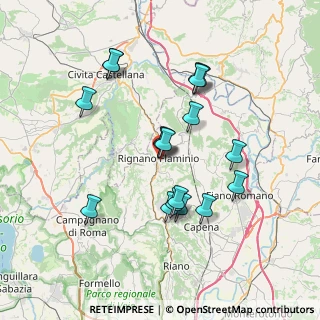 Mappa Via Camillo Benso Conte di Cavour, 00068 Rignano Flaminio RM, Italia (7.05111)