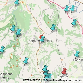 Mappa Piazza Camillo Benso Conte di Cavour, 00068 Rignano Flaminio RM, Italia (7.307)