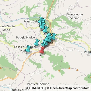 Mappa Rieti, 02037 Poggio Moiano RI, Italia (0.884)