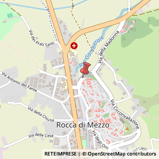 Mappa Via Generale Licio Giorgieri, 6, 67048 Rocca di Mezzo, L'Aquila (Abruzzo)