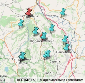 Mappa Piazza Vittorio Emanuele, 00068 Rignano Flaminio RM, Italia (8.243)