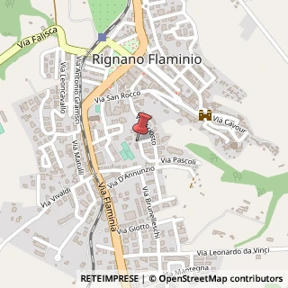 Mappa Via Giuseppe Parini, 2, 00068 Rignano Flaminio, Roma (Lazio)