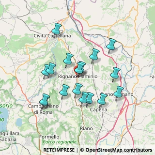 Mappa Via L. Ariosto, 00068 Rignano Flaminio RM, Italia (6.98706)