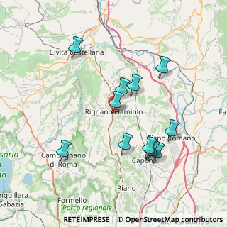 Mappa Via L. Ariosto, 00068 Rignano Flaminio RM, Italia (7.71417)