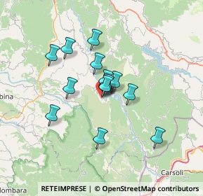 Mappa Via dello Sport, 02020 Colle di Tora RI, Italia (5.24571)