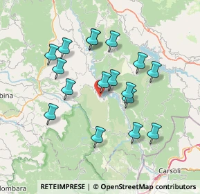 Mappa Via della Gioventù, 02020 Colle di Tora RI, Italia (7.09765)