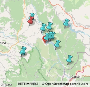 Mappa Via della Gioventù, 02020 Colle di Tora RI, Italia (6.21167)
