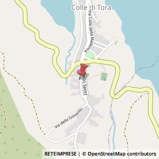 Mappa Via della gioventu', 02100 Colle di Tora, Rieti (Lazio)