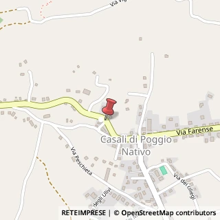 Mappa Via Farense, 2, 02030 Poggio Nativo, Rieti (Lazio)