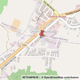 Mappa Via Salaria Vecchia, 53, 02037 Poggio Moiano, Rieti (Lazio)