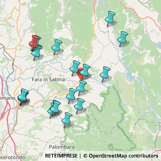 Mappa Via Scalette, 02030 Scandriglia RI, Italia (9.709)