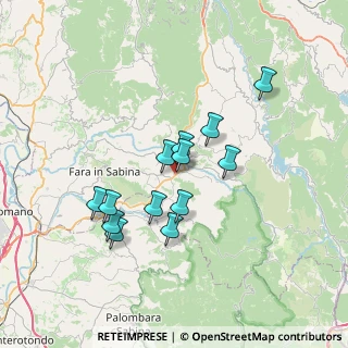 Mappa Via Scalette, 02030 Scandriglia RI, Italia (6.29846)