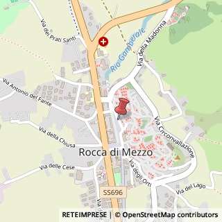 Mappa Piazza Principe di Piemonte, 31, 67048 Rocca di Mezzo, L'Aquila (Abruzzo)
