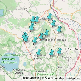 Mappa 00060 Mazzano Romano RM, Italia (6.81875)