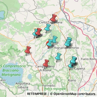 Mappa 00060 Mazzano Romano RM, Italia (7.4335)