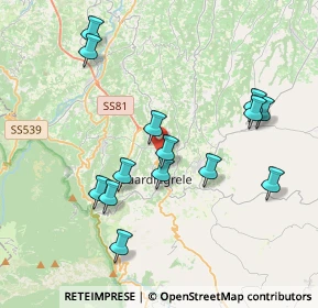Mappa Strada dell'Anello, 66016 Guardiagrele CH, Italia (4.08857)