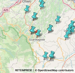 Mappa Strada dell'Anello, 66016 Guardiagrele CH, Italia (9.703)