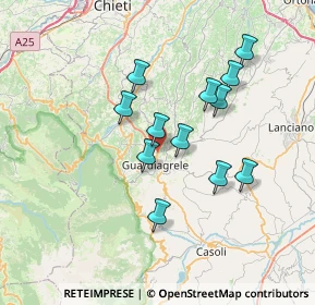 Mappa Strada dell'Anello, 66016 Guardiagrele CH, Italia (6.42)