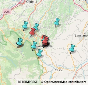 Mappa Strada dell'Anello, 66016 Guardiagrele CH, Italia (4.728)