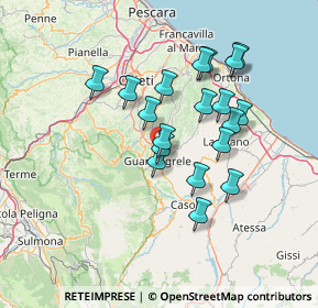 Mappa Strada dell'Anello, 66016 Guardiagrele CH, Italia (12.79053)