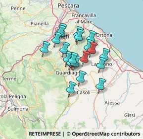 Mappa Strada dell'Anello, 66016 Guardiagrele CH, Italia (9.773)
