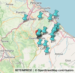 Mappa Strada dell'Anello, 66016 Guardiagrele CH, Italia (10.94263)