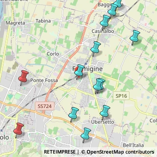 Mappa Via Achille Grandi, 41043 Formigine MO, Italia (2.72538)