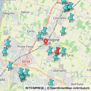 Mappa Via Achille Grandi, 41043 Formigine MO, Italia (3.0255)